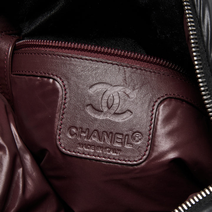 Pre-Loved Chanel™ Black Quilted Nylon Coco Cocoon Messenger Bag