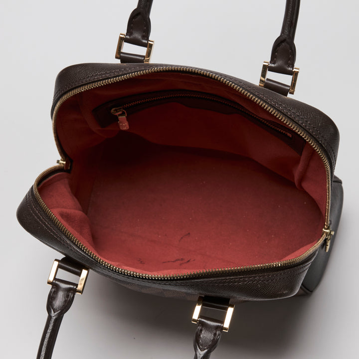 Louis Vuitton Damier Ebene Brera Top Handle Bag