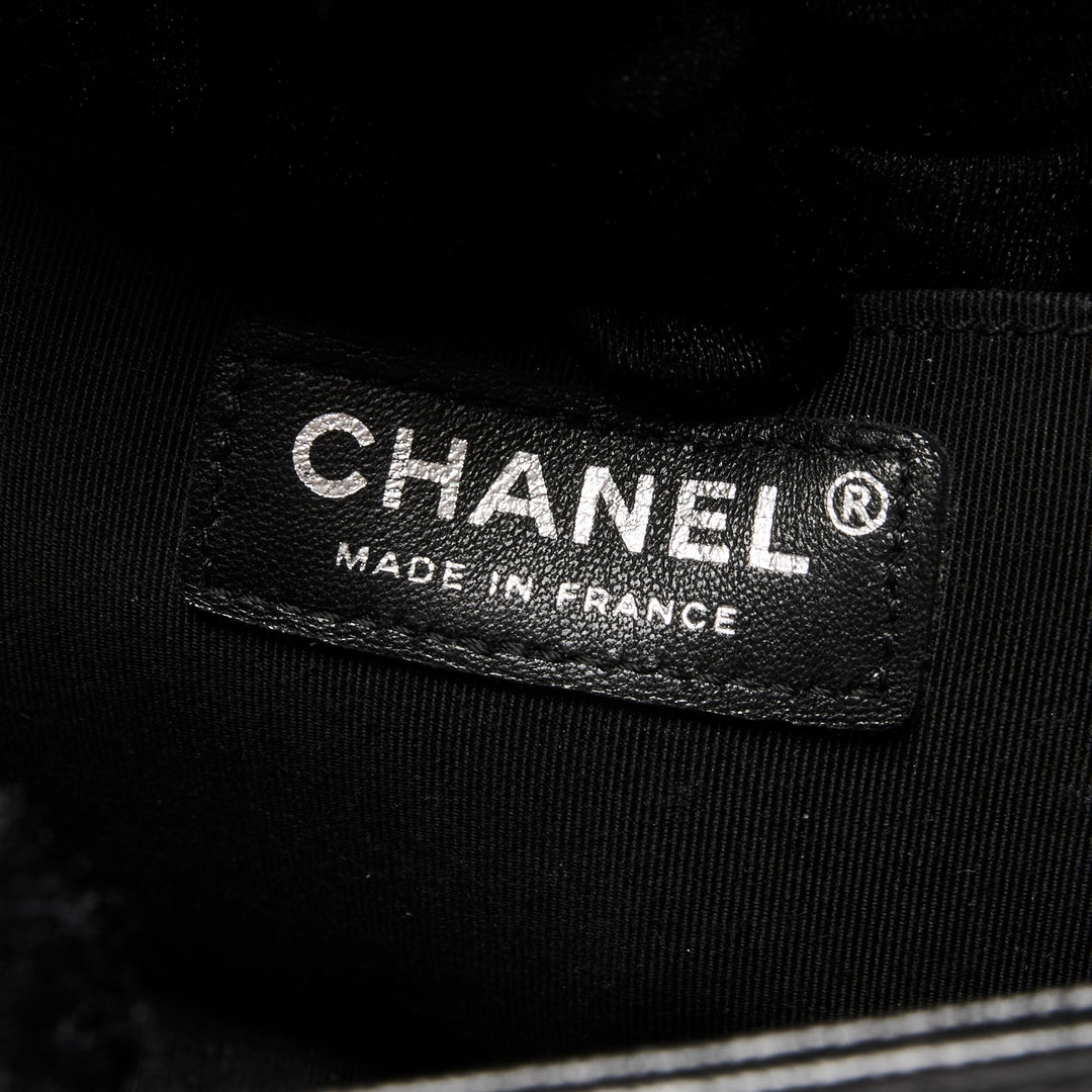 Pre-Loved Chanel™ Black Caviar Leather Large Boy Bag