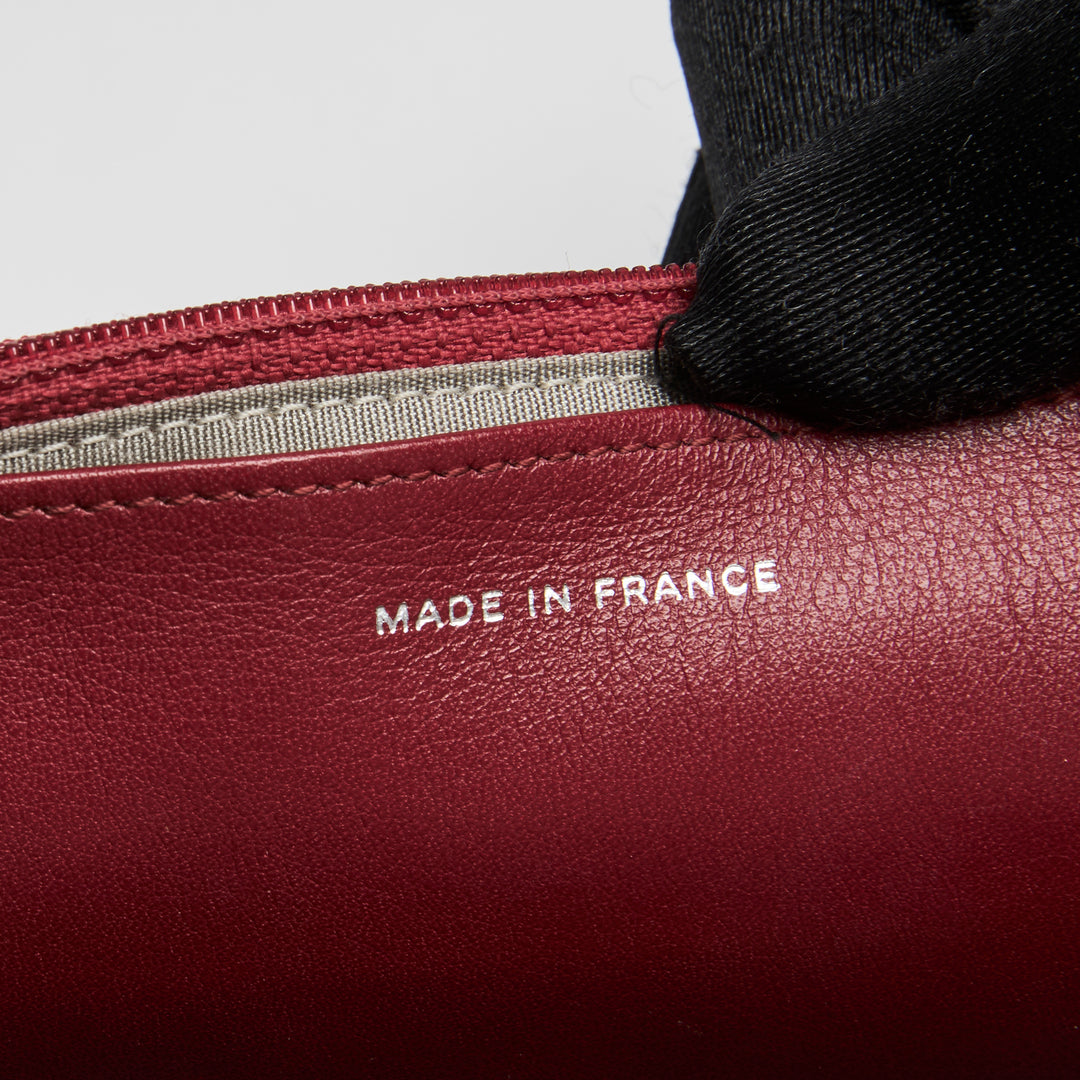 Pre-Loved Chanel™ Red Patent Leather Wallet on Chain