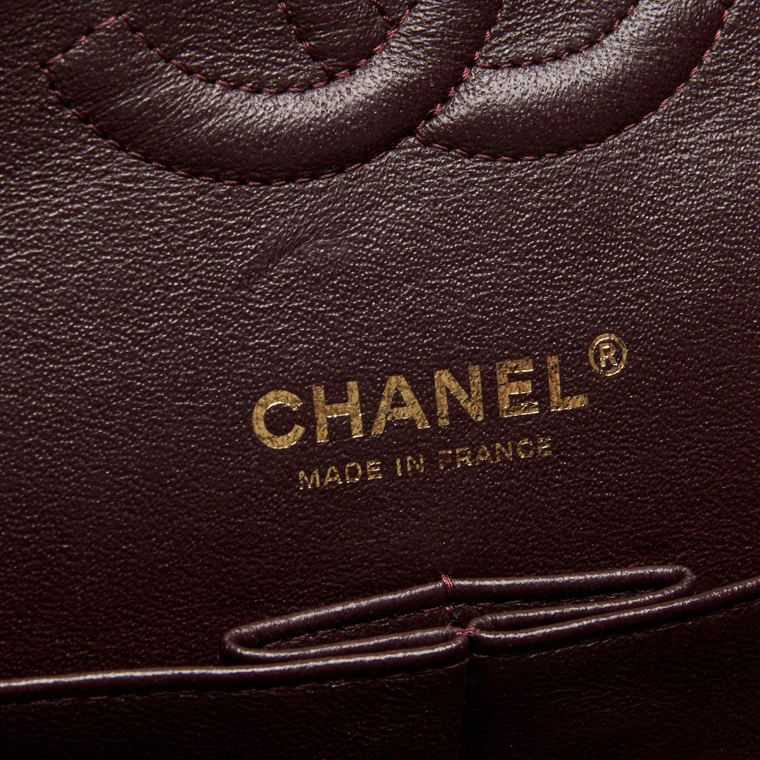 Pre-Loved Chanel™ Black Caviar Leather Medium Classic Double Flap