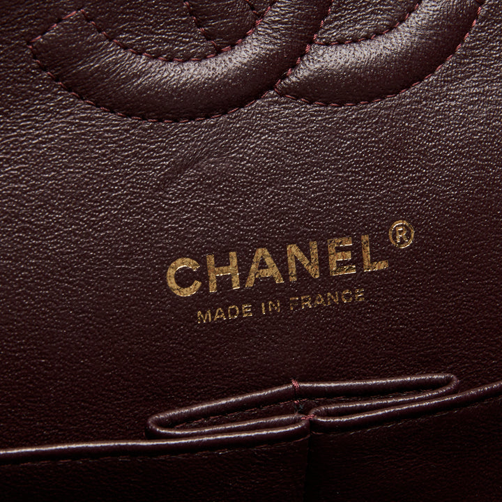 Pre-Loved Chanel™ Black Caviar Leather Medium Classic Double Flap