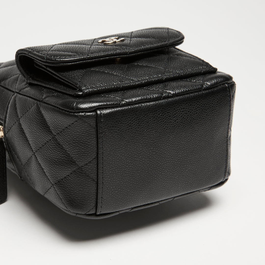 Pre-Loved Chanel™ Black Caviar Leather Mini Backpack