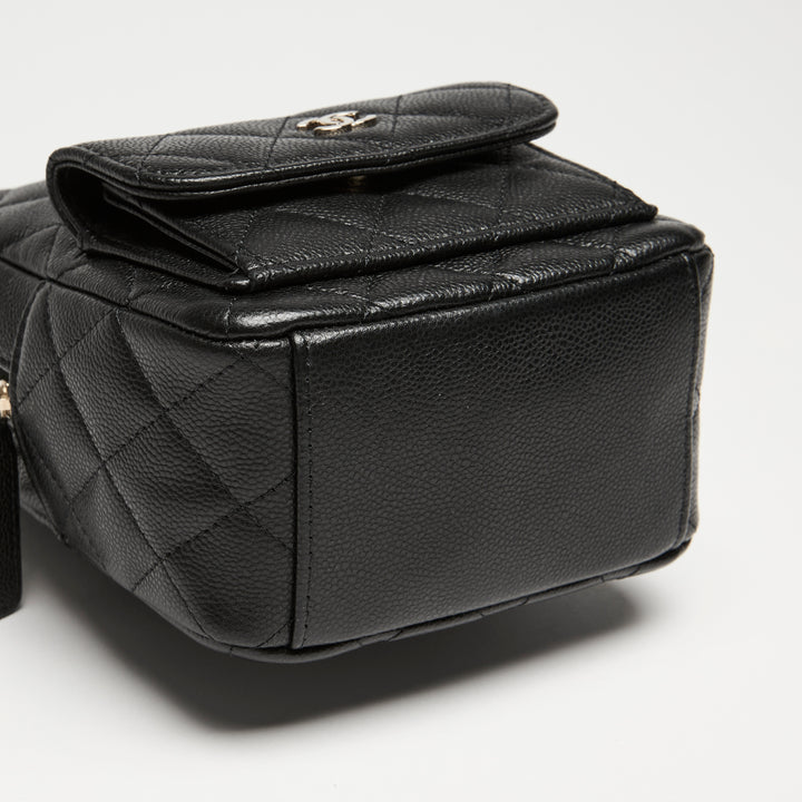 Pre-Loved Chanel™ Black Caviar Leather Mini Backpack