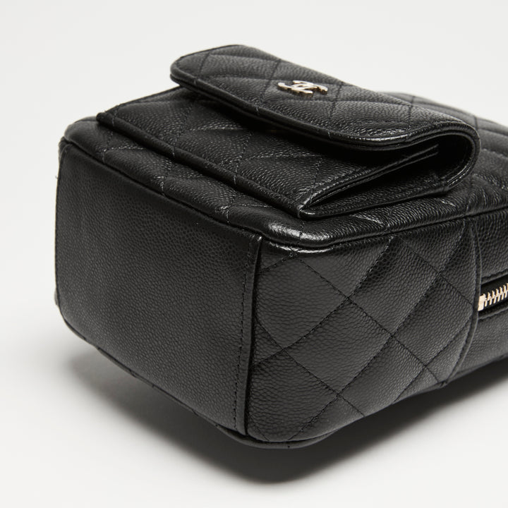Pre-Loved Chanel™ Black Caviar Leather Mini Backpack
