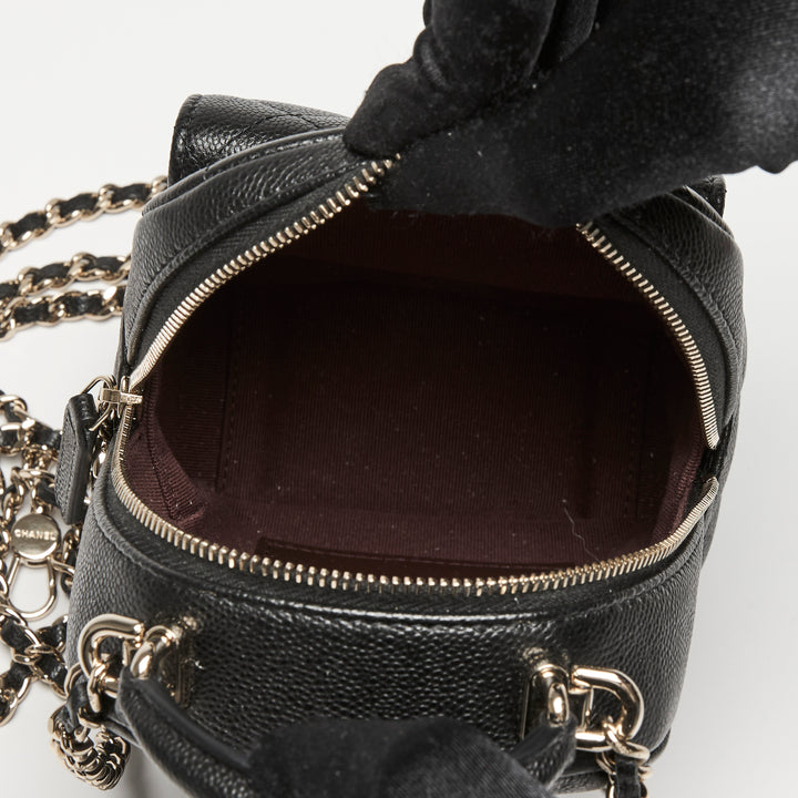 Pre-Loved Chanel™ Black Caviar Leather Mini Backpack