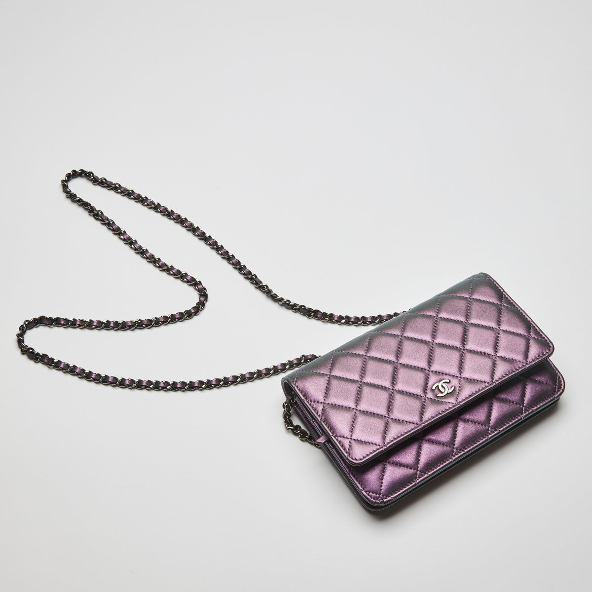 Chanel Wallet on Chain Purple Caviar Leather, Gold Hardware, Preowned in  Box - Julia Rose Boston
