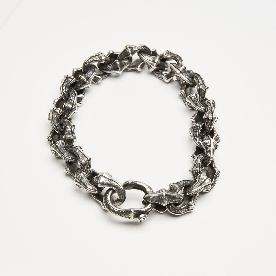 David Yurman Sterling Silver Armory Link Bracelet