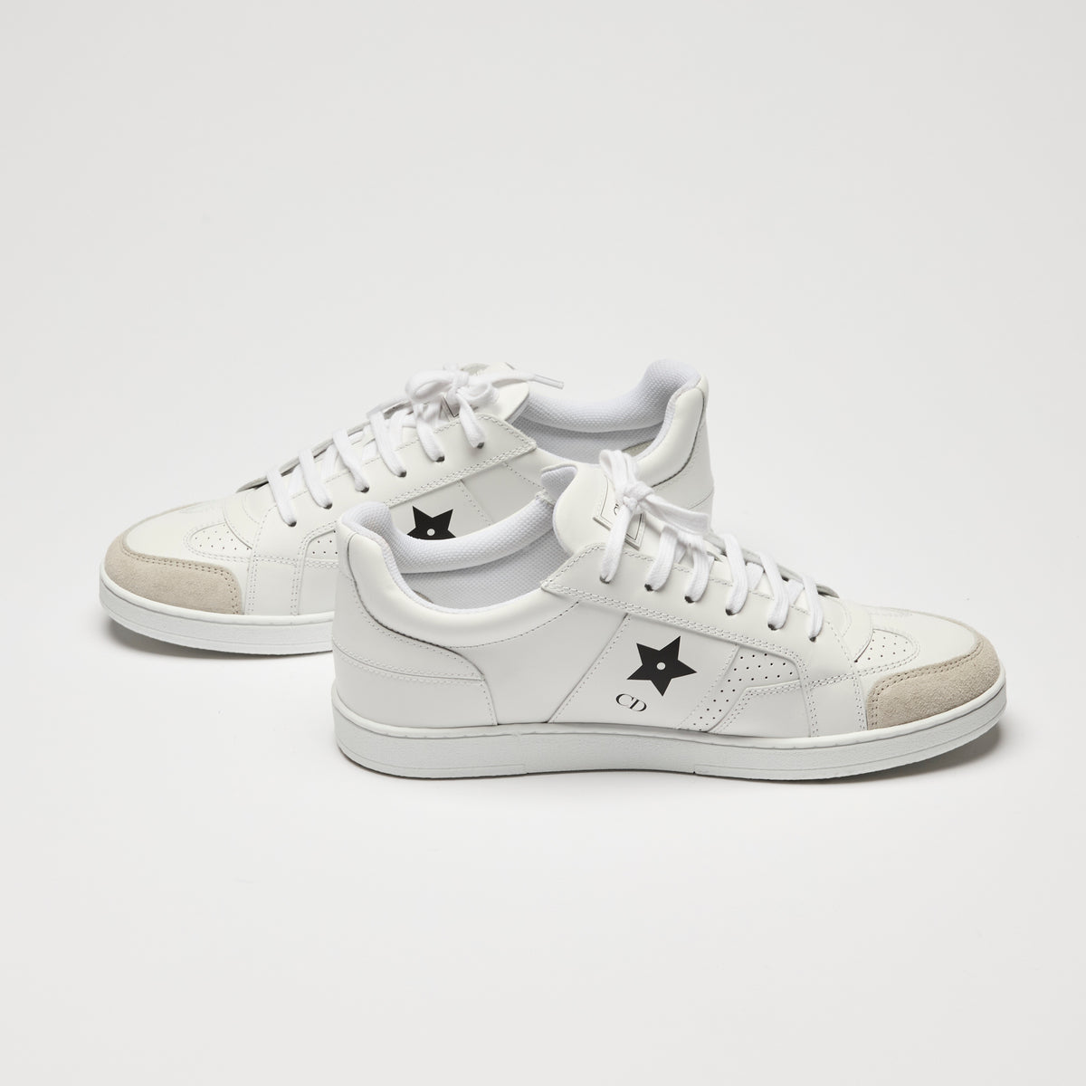 Dior White Star Sneakers Size 38.5