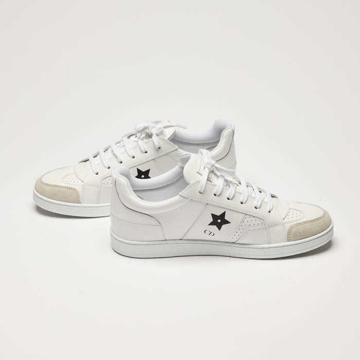 Dior White Star Sneakers Size 38.5