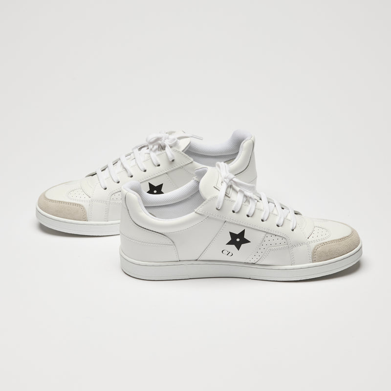 Dior White Star Sneakers Size 38.5