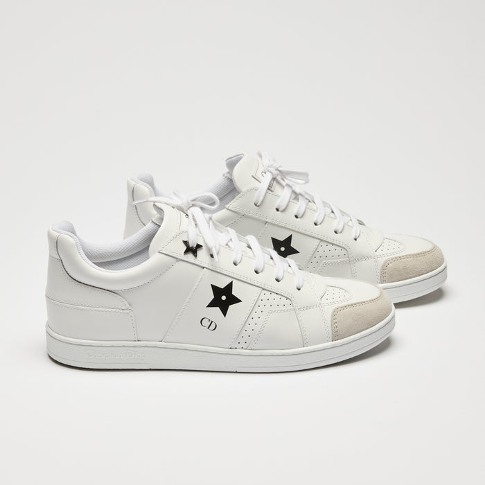 Dior White Star Sneakers Size 38.5