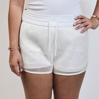 Dior White Mesh Shorts Size 4