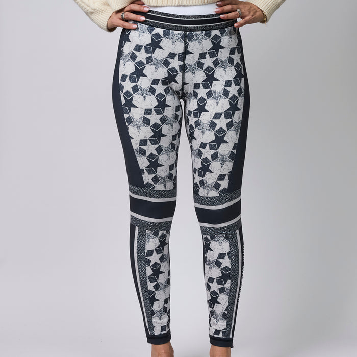 Dior Blue Star Patterned Technical Jersey Pants Size Small