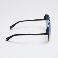 Dior Rimless Sunglasses with Blue Accent