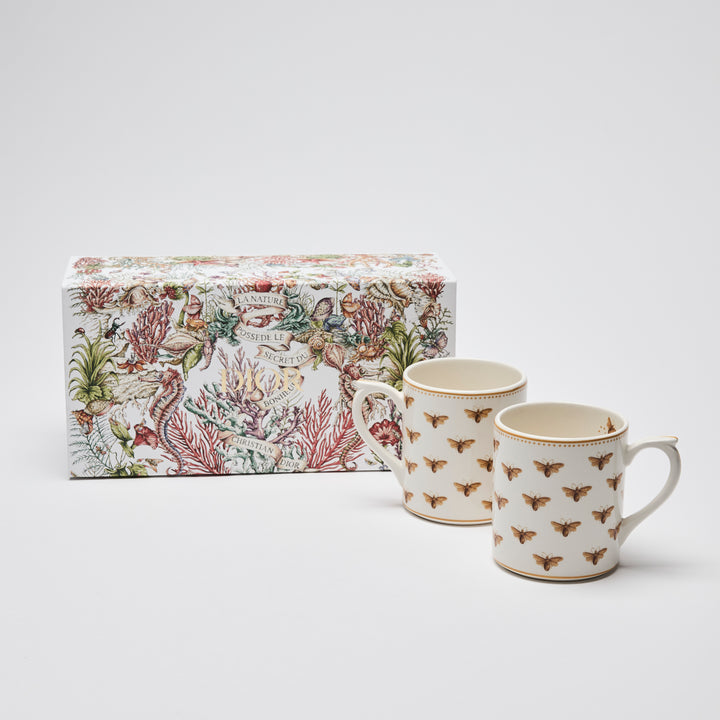 Dior Ceramic with Bee Motif Les Gris-Gris de Monsieur Dior Mug Set