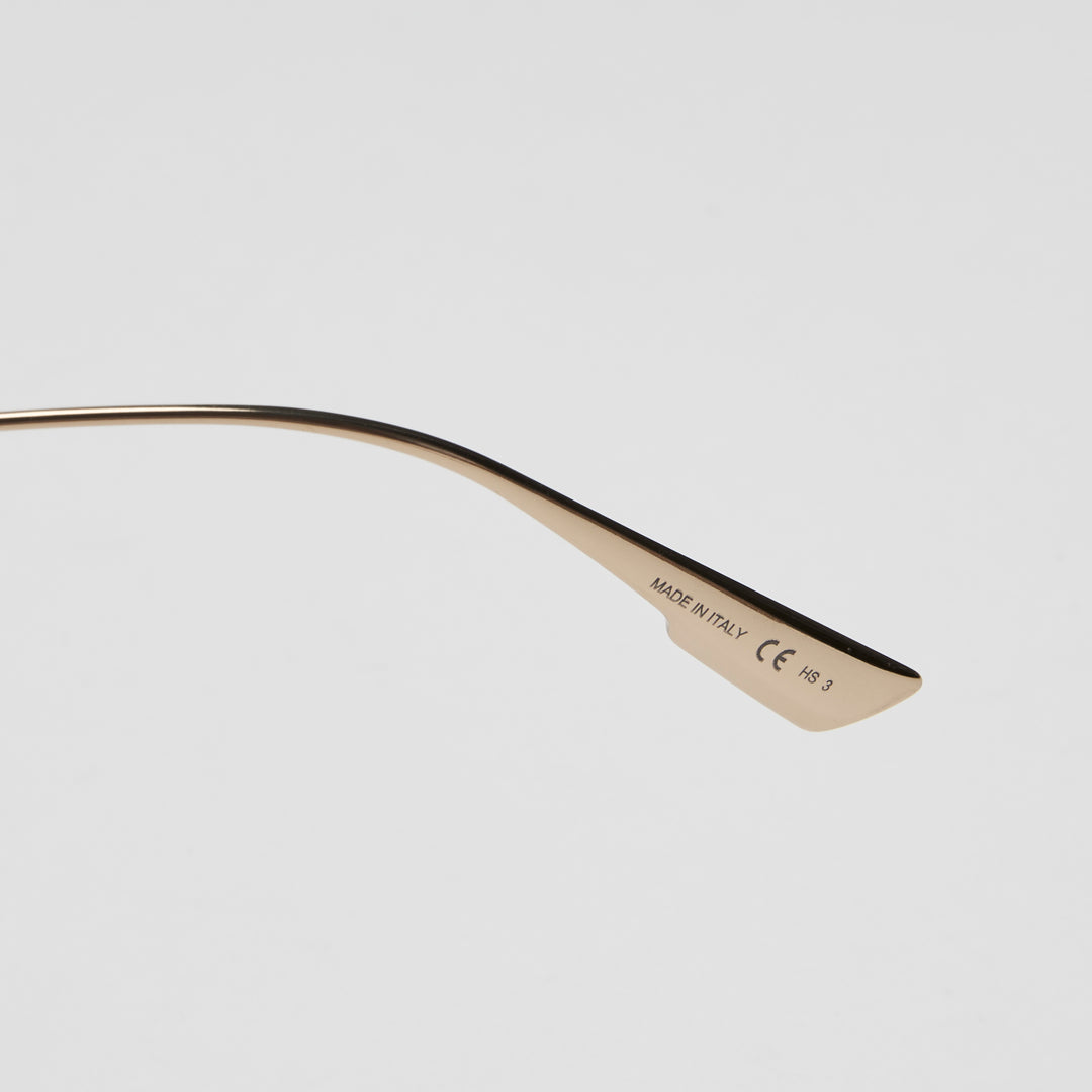 Dior Gold Tone DiorSociety4 Round Gradient Sunglasses