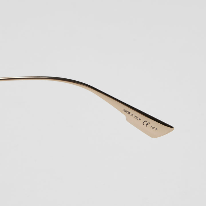 Dior Gold Tone DiorSociety4 Round Gradient Sunglasses