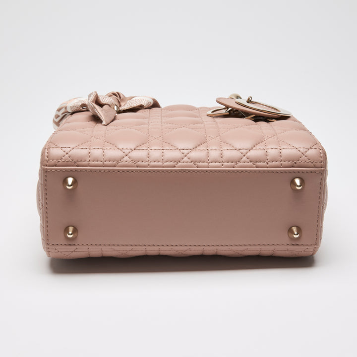 Dior Blush Pink Cannage Lambskin Leather Small Lady My ABDCDior Bag