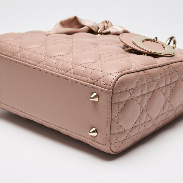 Dior Blush Pink Cannage Lambskin Leather Small Lady My ABDCDior Bag