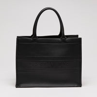 Dior Medium Book Tote Black (Back)