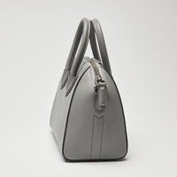 Givenchy Grey Grained Leather Mini Antigona Handbag