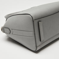 Givenchy Grey Grained Leather Mini Antigona Handbag