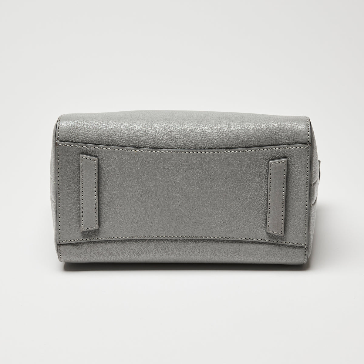 Givenchy Grey Grained Leather Mini Antigona Handbag
