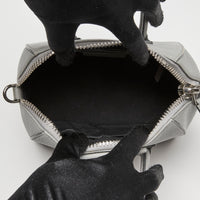 Givenchy Grey Grained Leather Mini Antigona Handbag