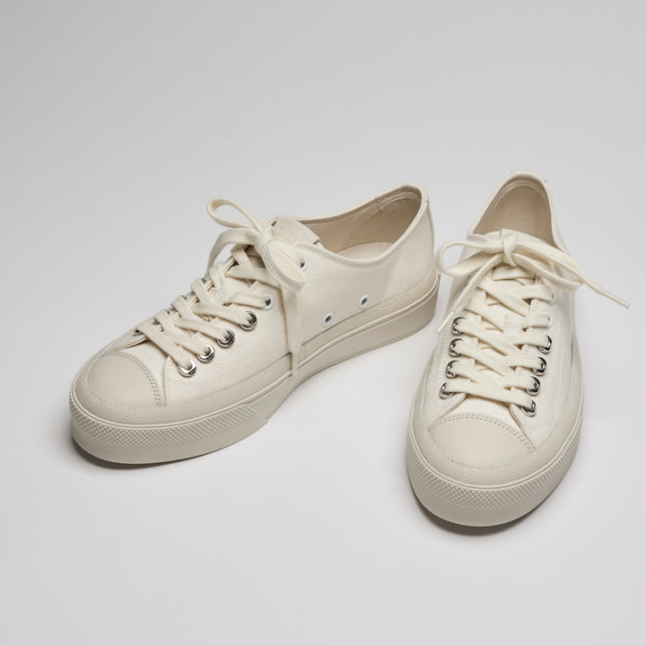 Givenchy Ivory Canvas City Low-Top Sneakers Size 38