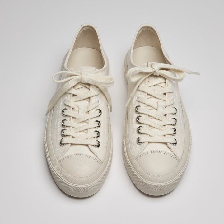 Givenchy Ivory Canvas City Low-Top Sneakers Size 38