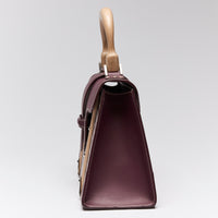 Goyard Burgundy Goyardine "Saigon" Top Handle Bag