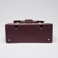 Goyard Burgundy Goyardine "Saigon" Top Handle Bag