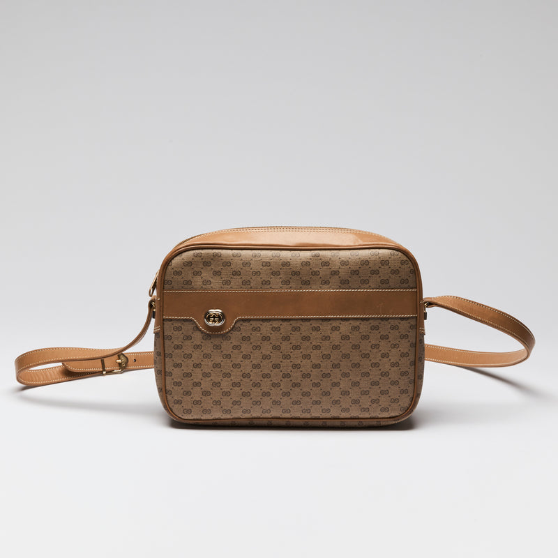 Gucci Micro GG Supreme Canvas Vintage Crossbody Bag