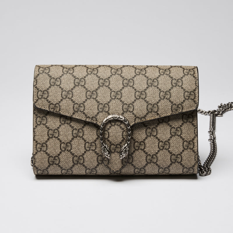 Gucci GG Supreme Canvas Monogram Dionysus Wallet On Chain
