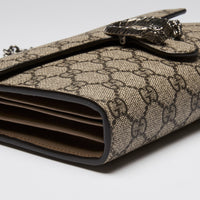 Gucci GG Supreme Canvas Monogram Dionysus Wallet On Chain