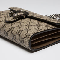 Gucci GG Supreme Canvas Monogram Dionysus Wallet On Chain