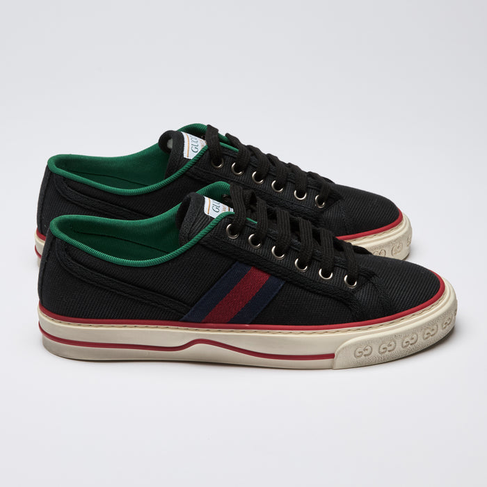 Gucci Low-Top Canvas Tennis Sneakers Size 37.5