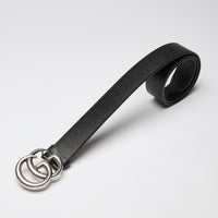 Gucci Marmont Black Leather Belt Size 90