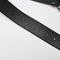 Gucci Marmont Black Leather Belt Size 90