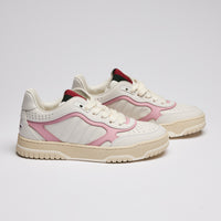 Gucci "Re-Web" Low Top Sneakers in White/Pink Size 39.5 & 36.5