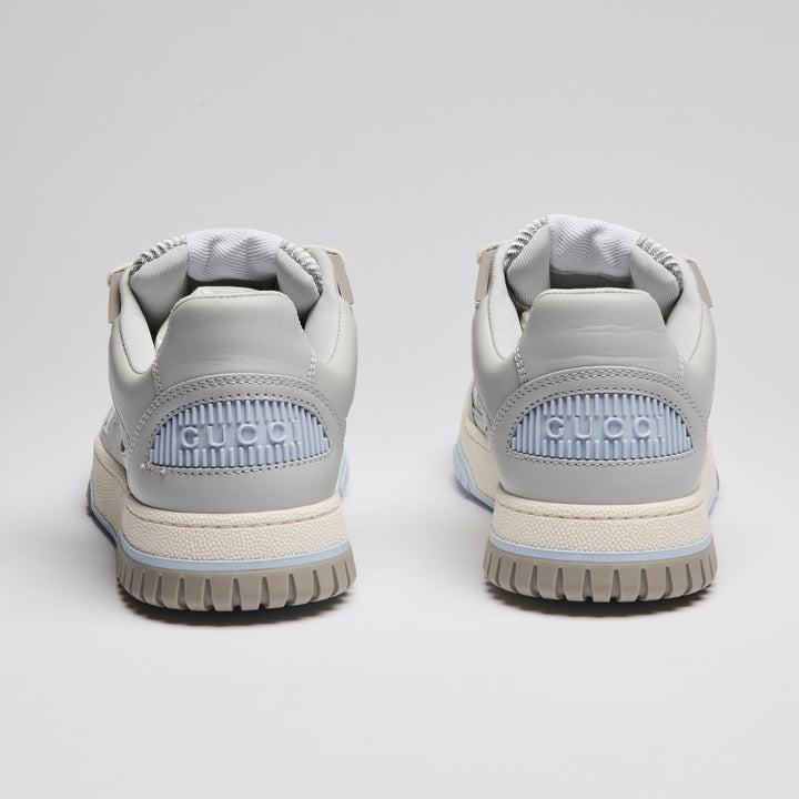 Gucci Powder Blue Panelled Low-Top Sneakers Size 36