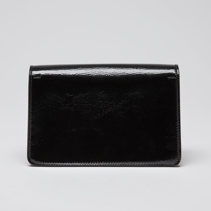 Gucci Black Patent Leather Mini Dionysus Chain Bag