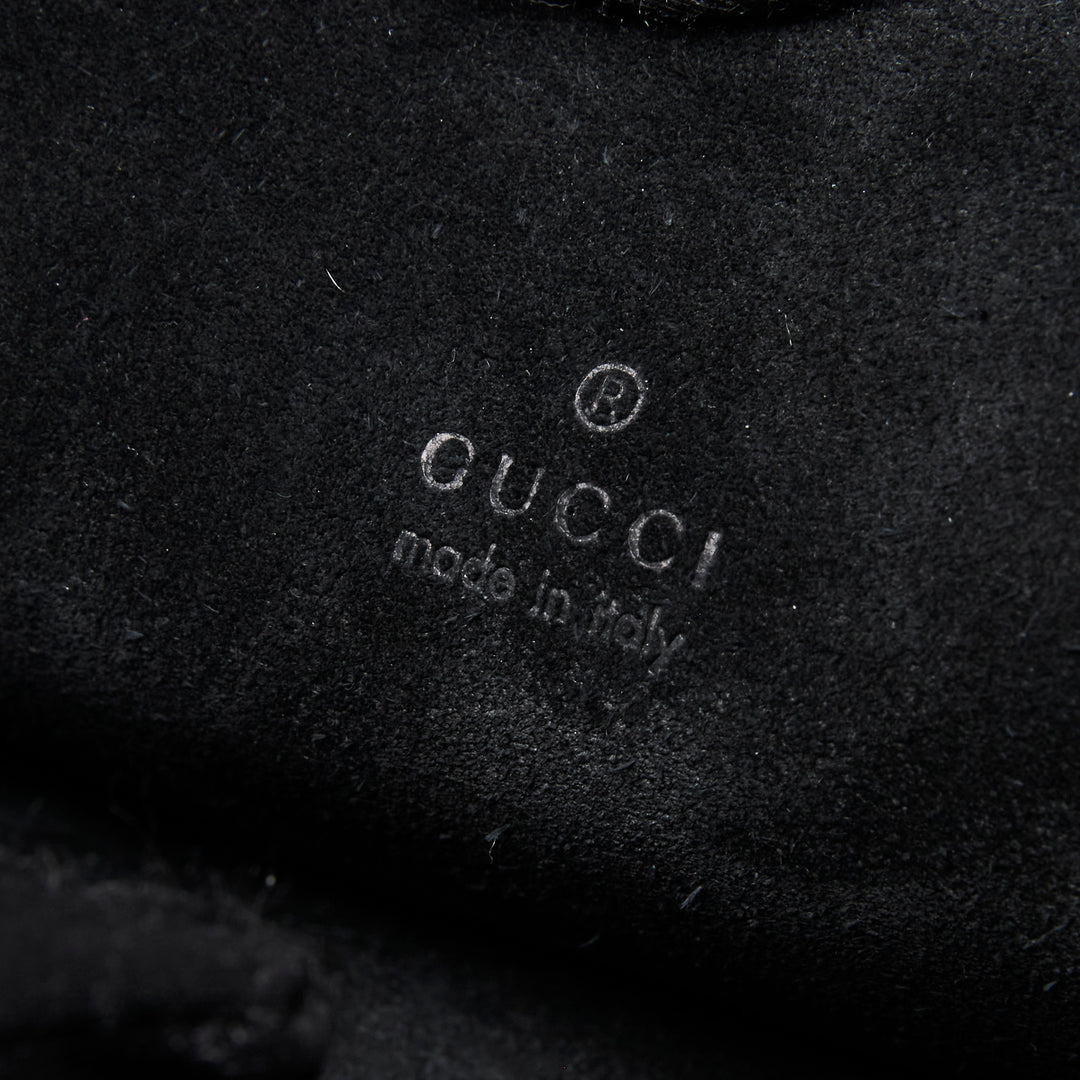 Gucci Black Patent Leather Mini Dionysus Chain Bag