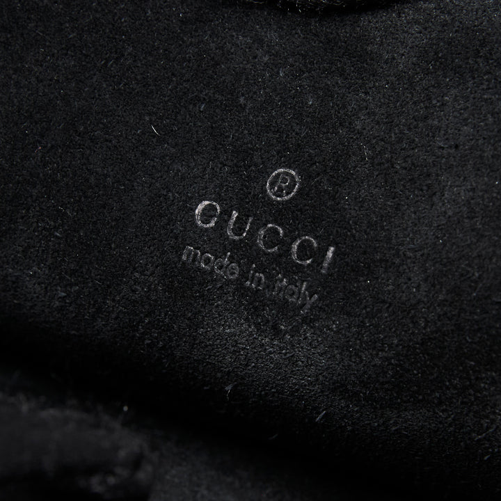 Gucci Black Patent Leather Mini Dionysus Chain Bag
