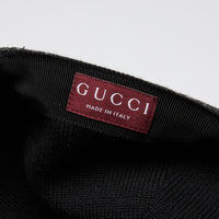 Gucci Grey GG Wool Baseball Cap Size L