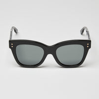 Gucci Black Cat-eye Gold Accent Sunglasses