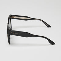 Gucci Black Cat-eye Gold Accent Sunglasses