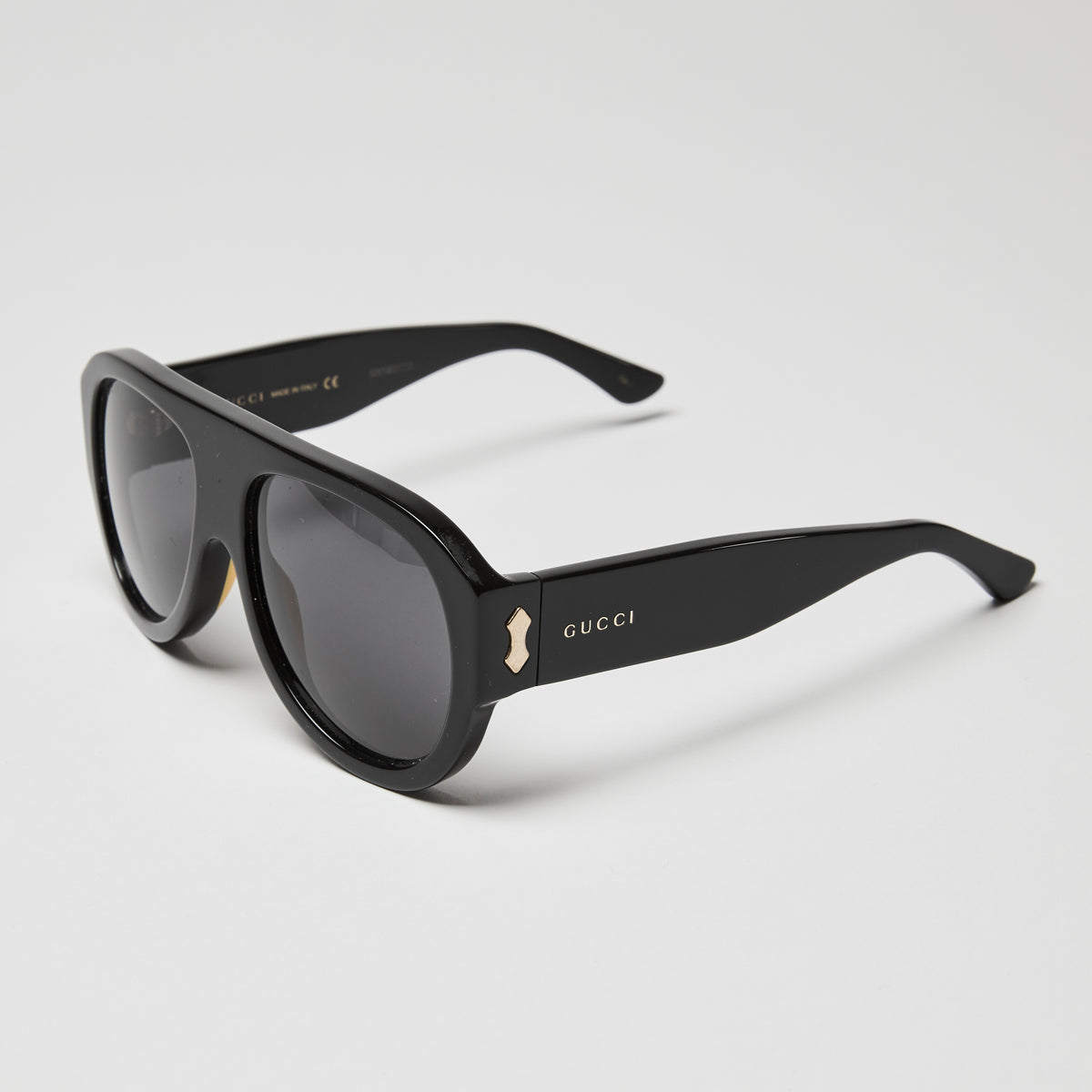Gucci Black Aviator Sunglasses