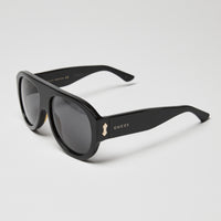Gucci Black Aviator Sunglasses